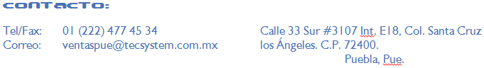 ventaspue@tecsystem.com.mx